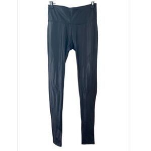 NWT FAUX LEATHER LEGGINGS BLACK SIZE M NWT